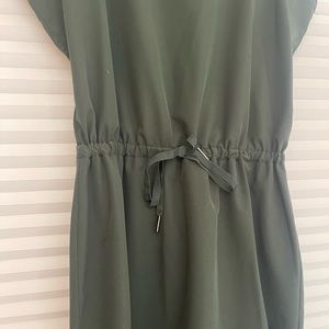Lightweight army green sundress